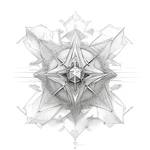 velaris three stars tattoo design idea