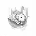 Glock with moneybag tattoo design idea