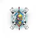 cage tattoo design idea