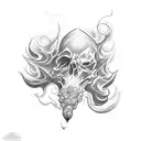smoke package  tattoo design idea