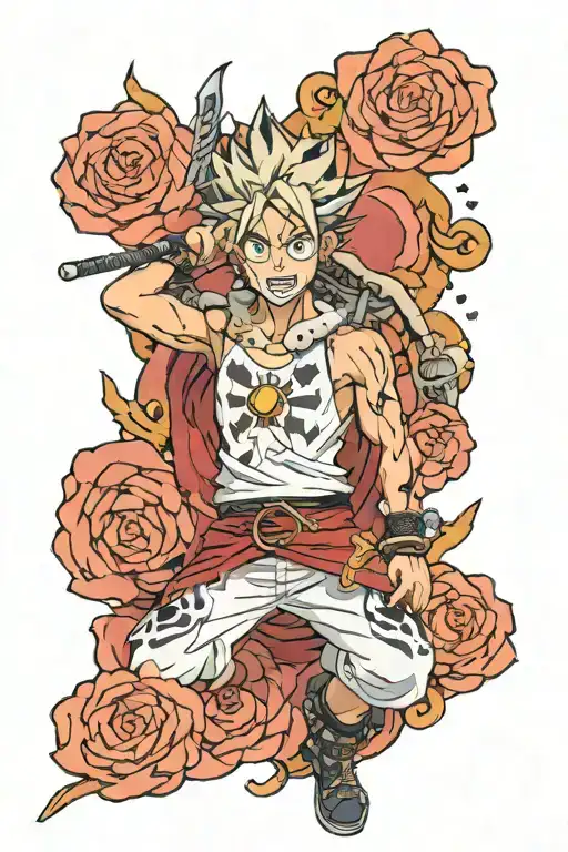 asta'sword from black clover   tattoo design idea