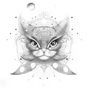 rocket  tattoo design idea