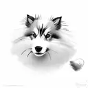 shetland sheepdog tattoo design idea