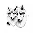 shetland sheepdog tattoo design idea