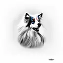 shetland sheepdog tattoo design idea
