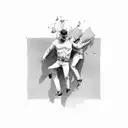 Falling Man tattoo design idea