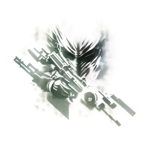 metal gear solid  tattoo design idea