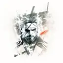 metal gear solid  tattoo design idea