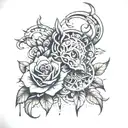 Allen Alana Alessi tattoo design idea