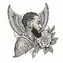 nipsey hussle quote tattoo design idea