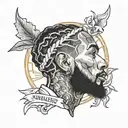 nipsey hussle quote tattoo design idea