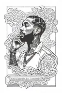 nipsey hussle quotes arranged tattoo design idea