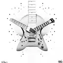 electric guitar tattoo design idea