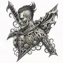 men and weld tattoo design idea