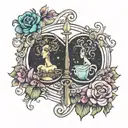 Gemini Libra tattoo design idea