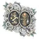 Gemini Libra tattoo design idea