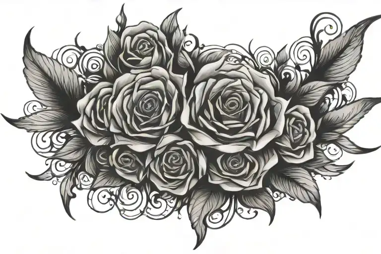word fortitude  tattoo design idea