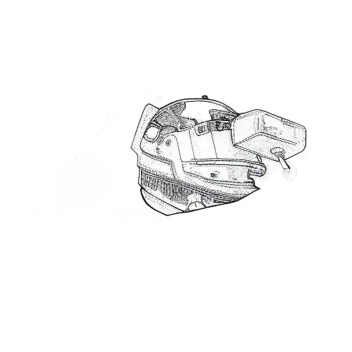 frame on a square  tattoo design idea