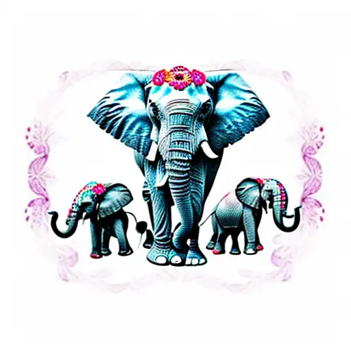 Ulisses's cartoon elephant tattoo | Artistic Impressions Tattoo