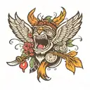 central cee tattoo design idea