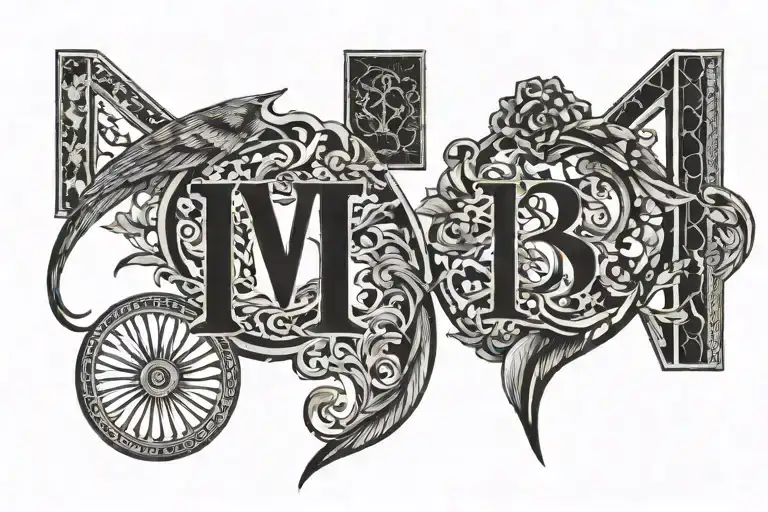 June 13 1994 and april 24 1982 in Roman numbers  tattoo design idea