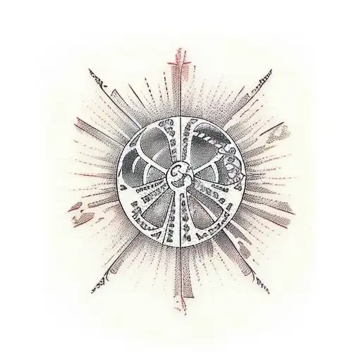 Bible Verse "the peace that surpasseth all understanding" tattoo design idea