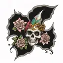 i hate being bipolar, its awesome accessories tattoo design idea