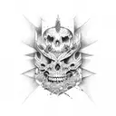 7 deadly sins sleeve tattoo design idea
