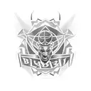 Kobe Bryant logo tattoo design idea