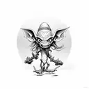 goblin  tattoo design idea