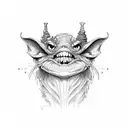 goblin  tattoo design idea