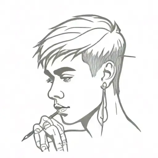 justin bieber tattoo design idea