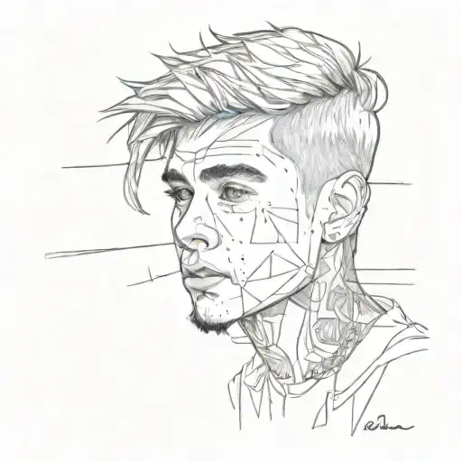 justin bieber tattoo design idea