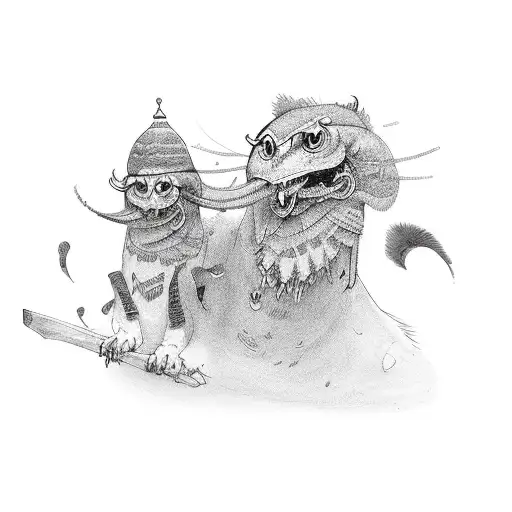 love Mom dad tattoo design idea