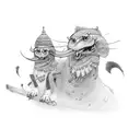 love Mom dad tattoo design idea