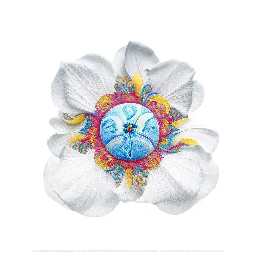 Vietnamese flowers  tattoo design idea