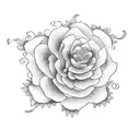 Vietnamese flowers  tattoo design idea