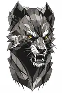 Wolverine animal tattoo design idea