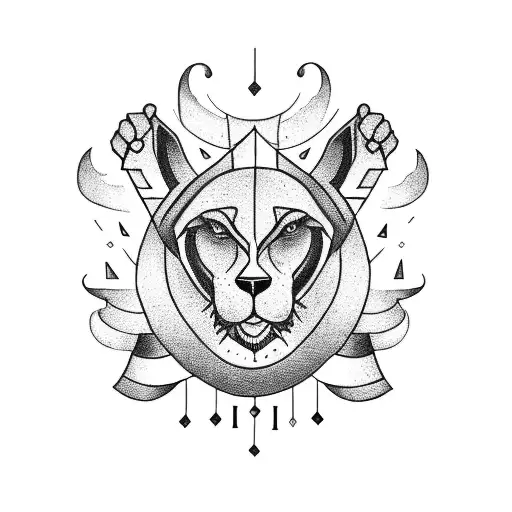 family, strength, rainbow tattoo design idea