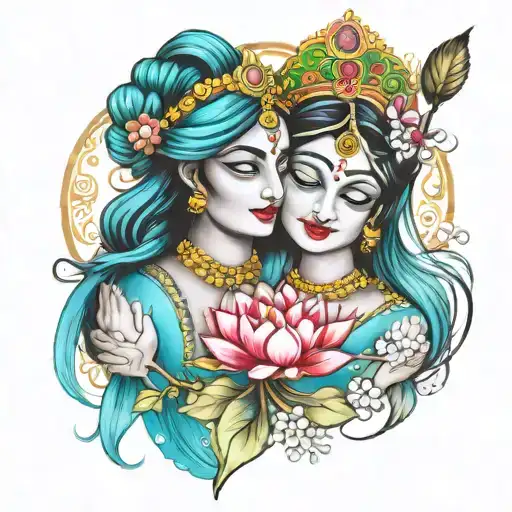 Radha Krishna meaning tattoo design tattoo design idea