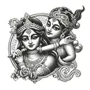 Radha Krishna meaning tattoo design tattoo design idea
