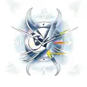 half clock half Kaizen  tattoo design idea