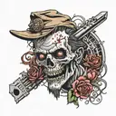 world  walking dead tattoo design idea