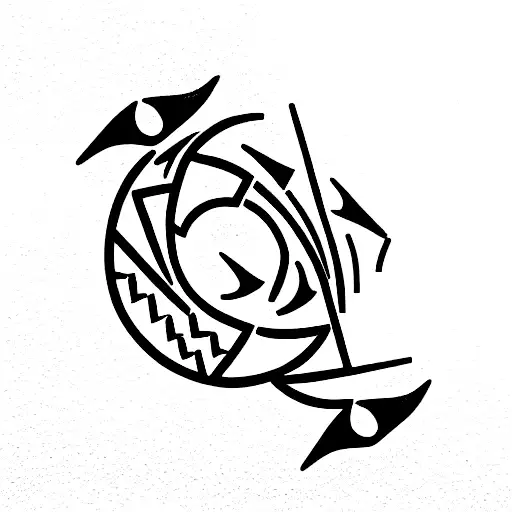 Goddess Athena symbols tattoo design idea