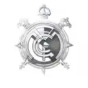 Real madrid  tattoo design idea