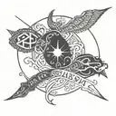 Isaiah 43 2-3 tattoo design idea