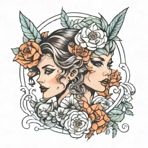 makeup artist and hairstylist line tattoo tattoo design idea