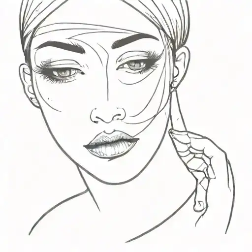 Eyes that know my pain, a world away, yet here with me tattoo design idea