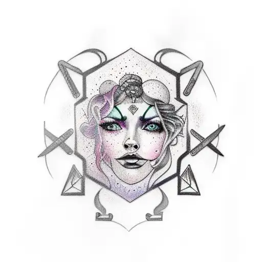 tattoo for my 4 daughters they are Gemini and virgo tattoo design idea