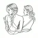 best friend sister tattoo tattoo design idea